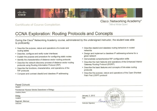 CCNA - Routing Protocols and Concepts